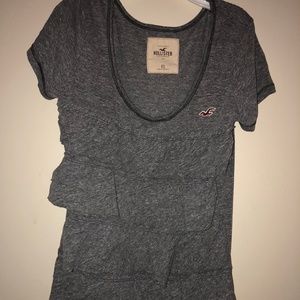 Hollister Five-Tier Ruffle Short Sleeve Blouse